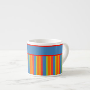 Pretty Deckchair Stripes Espresso Mug