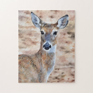 Pretty Deer Art Puzzle