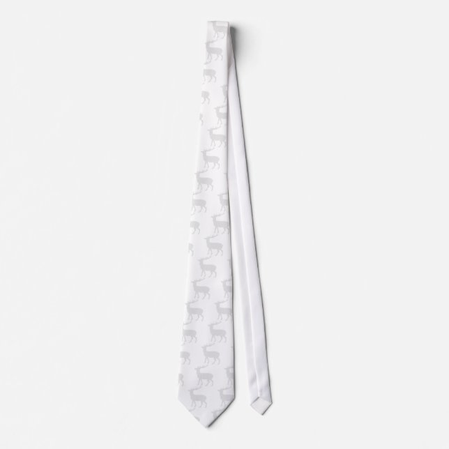 Pretty deer pattern tie (Front)