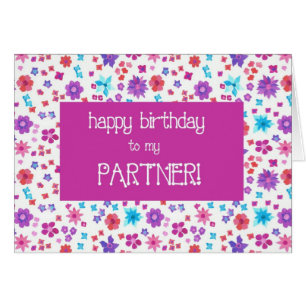 Pretty Ditsy Floral For a Partner Birthday