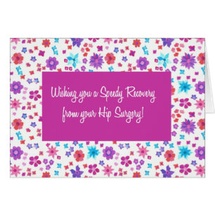 Pretty Ditsy Floral Get Well from Hip Surgery
