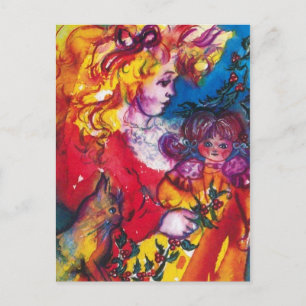 PRETTY DOLL POSTCARD