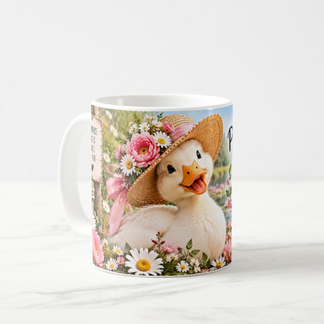 Pretty Ducks Make Happy Days Mug (Front Left)