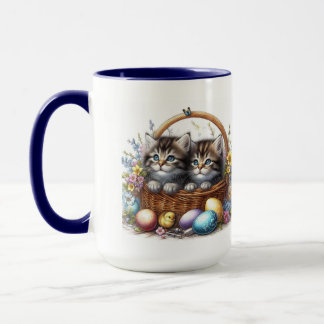 Pretty Easter Kitties Mug