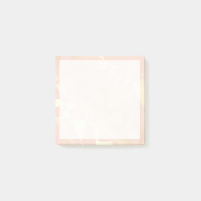 Pretty elegant stylish rose gold pattern post-it notes (Front)