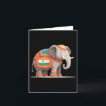 Pretty Elephant Costume For Indian Colours And Ani Card<br><div class="desc">Pretty Elephant Costume For Indian Colours And Animals Lovers</div>