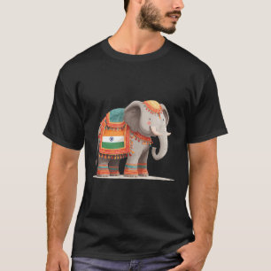 Pretty Elephant Costume For Indian Colours And Ani T-Shirt