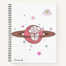 Pretty Elephant Planet Name Colourful