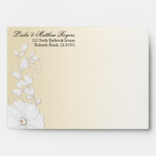 Pretty Embossed Posy A7 Envelope