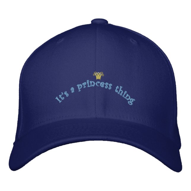 Pretty Embroidered Princess Cap (Front)
