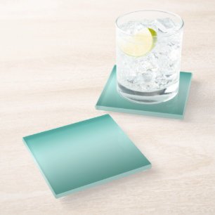 Pretty Emerald Green Glass Coaster