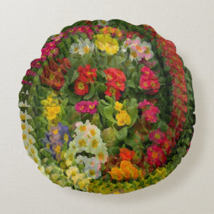 Pretty Evening Primroses..... Round Cushion