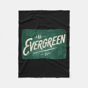 Pretty Evergreen Colours for Adults and Kids Fleece Blanket
