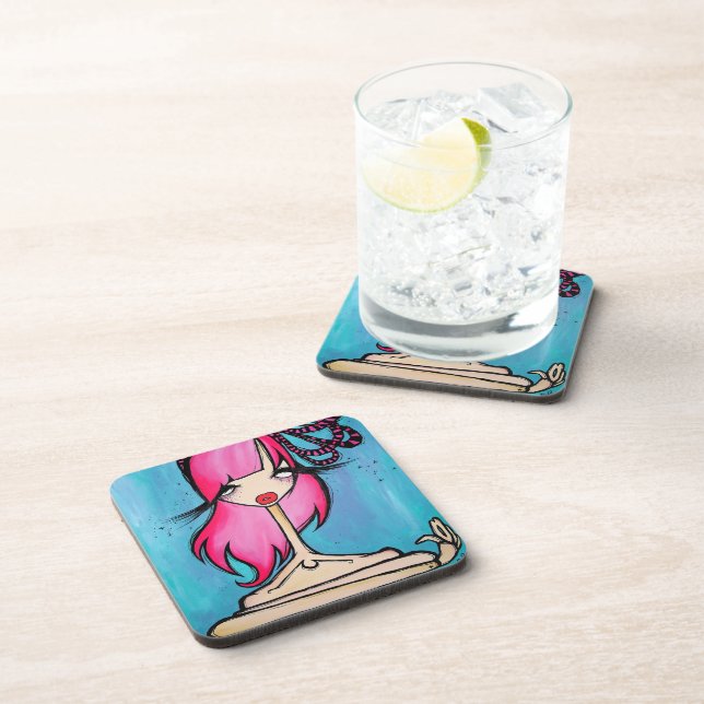 "Pretty Eyed" Set of 6 Coasters (Right Side)