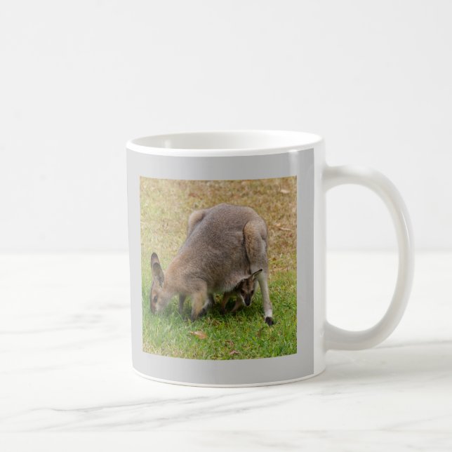 Pretty Faced Wallaby Coffee Mug (Right)