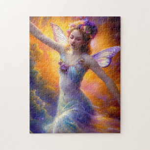 Pretty Fairy Dancing in the Wind  Jigsaw Puzzle