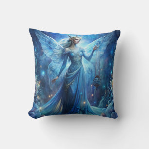 Pretty Fairy in Blue Cushion