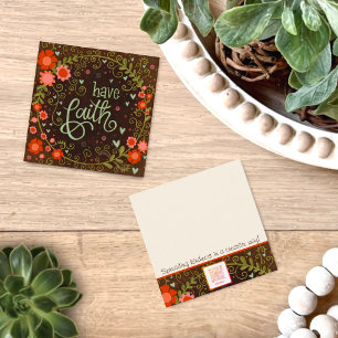 Pretty Faith Floral Heart Inspiring Kindness Cards