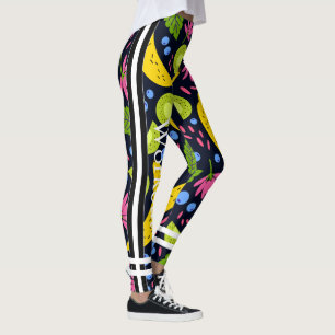 Pretty fashion design fruit pattern l Colourful Leggings