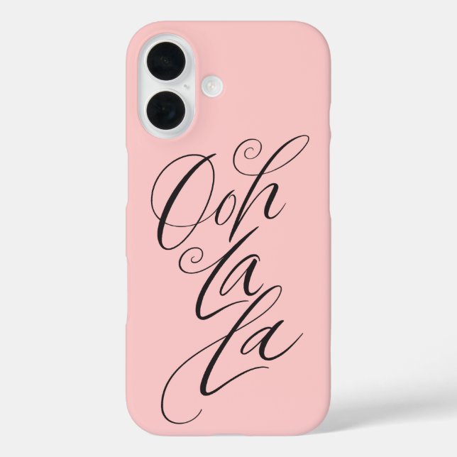 Pretty Femine - Ooh La La - Feminine Lettering hip Case-Mate iPhone Case (Back)