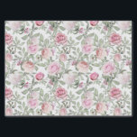 Pretty Feminine Floral Watercolor Pink Roses Tissue Paper<br><div class="desc">A gorgeous feminine floral design in watercolor pastel pink roses and greenery. It makes a wonderful versatile choice for gift giving at birthday parties,  bridal showers,  baby showers,  weddings,  graduations,  or most any day of the year!</div>