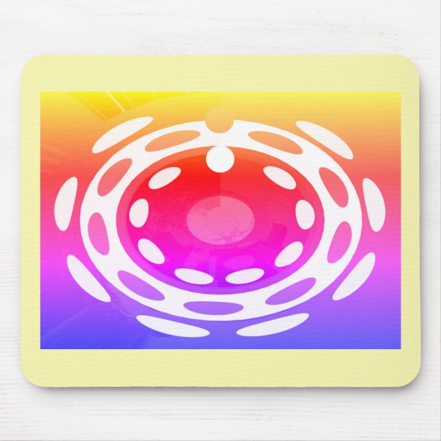 Pretty festive art mouse pad (Front)