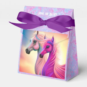 Pretty Filly Or Colt Gender Reveal Favour Box
