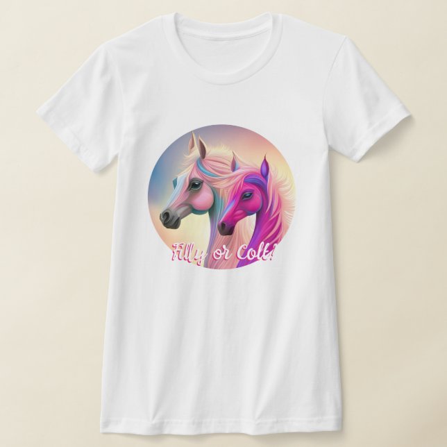 Pretty Filly Or Colt   T-Shirt (Laydown)