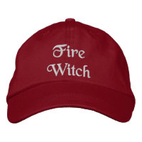 Pretty Fire Magic Witch Quote Cream Red