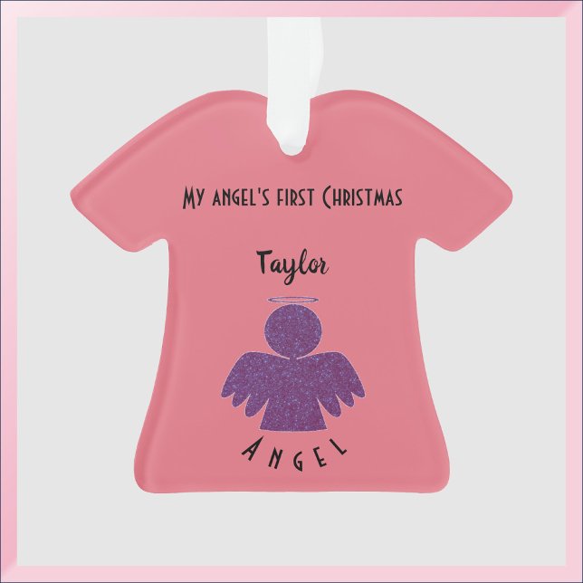Pretty First Christmas Angel Ornament (Creator Uploaded)