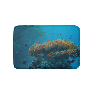 Pretty Fishes And Reefs Bath Mat