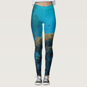 Pretty Fishes And Reefs Leggings