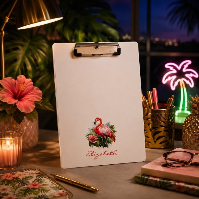 Pretty Flamingo Clipboard (Creator Uploaded)