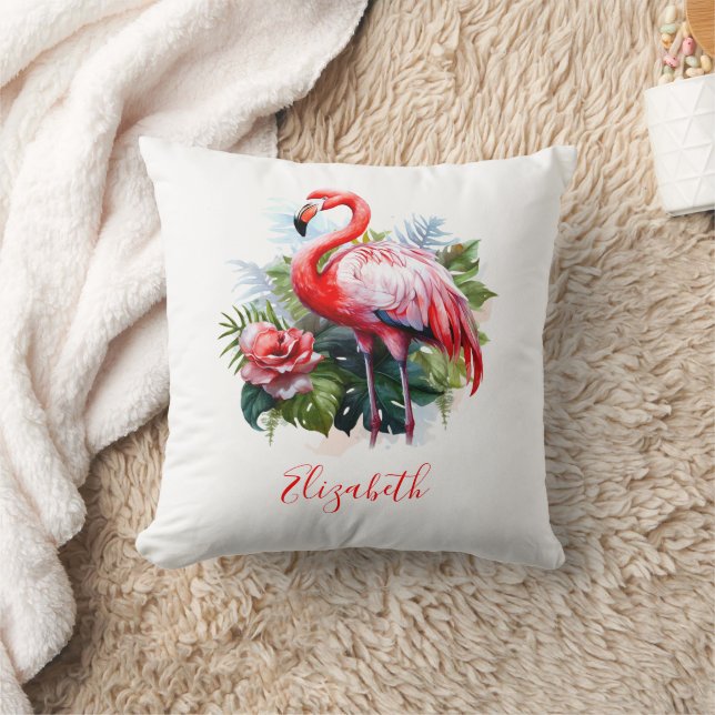 Pretty Flamingo  Cushion (Blanket)