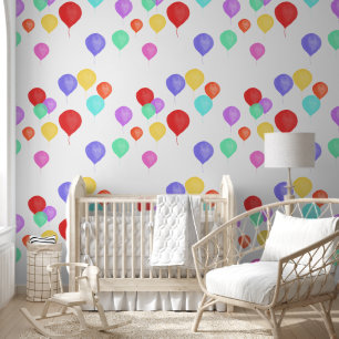 Pretty Floating Balloons Wallpaper