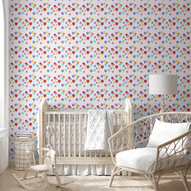 Pretty Floating Small Balloons Wallpaper (Kids)