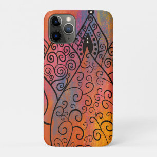 Pretty Floral Art iPhone 11 Pro Case