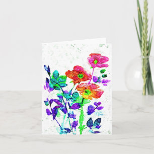 Pretty Floral Art Notecards Or Greeting Cards