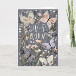 Pretty Floral Birthday Card