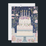 Pretty Floral Birthday Card<br><div class="desc">Show that special someone how much you care with a beautiful personalised card for their birthday.</div>