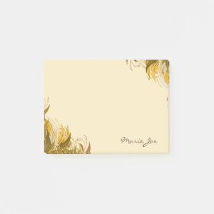 Pretty Floral Boarder Prints Personalised Post-it Notes