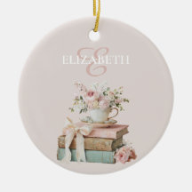 Pretty Floral Bookish Book Lover Personalised