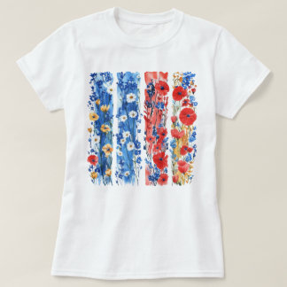 Pretty Floral Brushstroke  T-Shirt