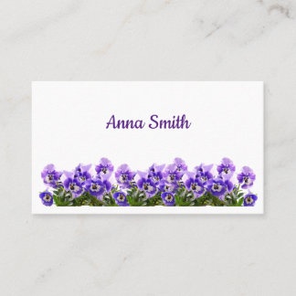 Pretty Floral calling cards
