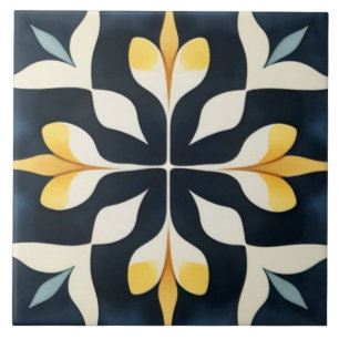 Pretty Floral Ceramic Tile