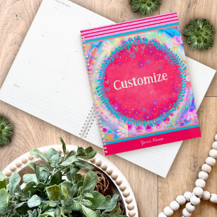 Pretty Floral Customisable Cheerful Inspirivity Planner