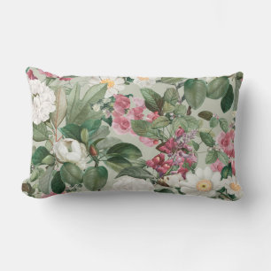 Pretty floral decorative eye-catching  lumbar cushion