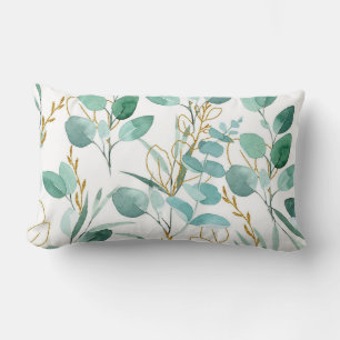 Pretty floral decorative eye-catching lumbar cushion