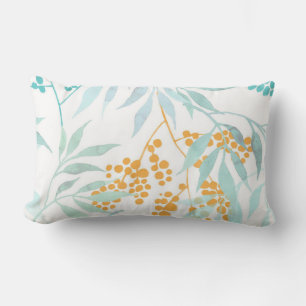 Pretty floral decorative eye-catching lumbar cushion