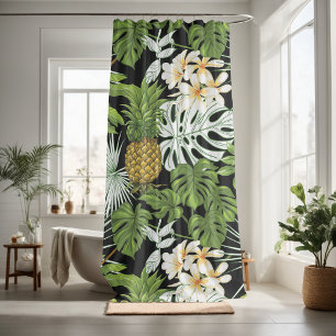 Pretty floral decorative eye-catching  shower curtain